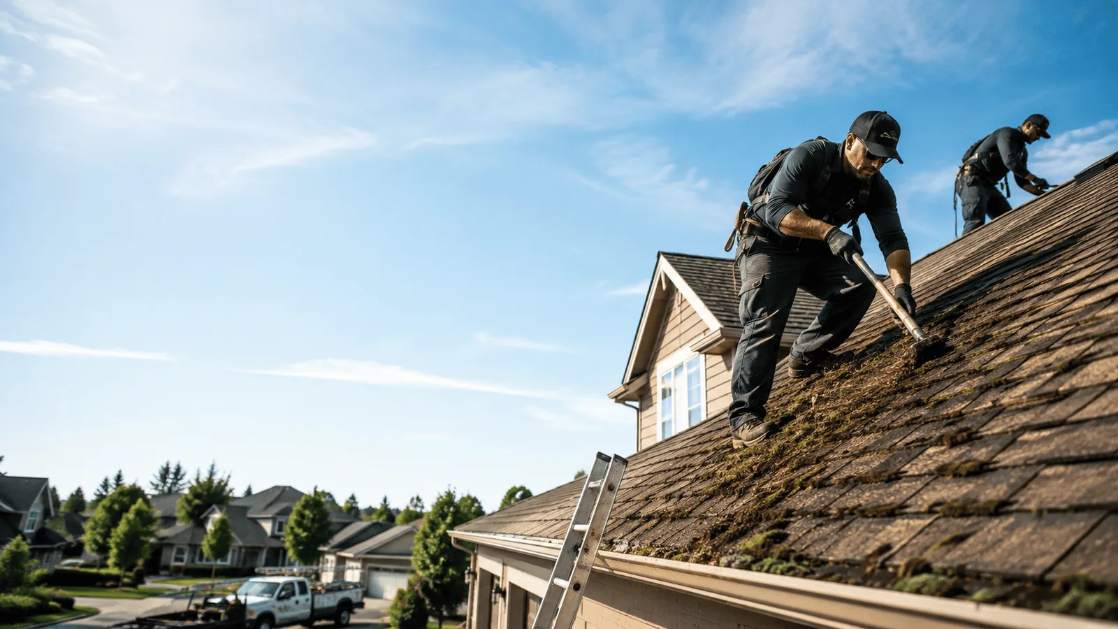 Roof Moss Removal in Exeter, RI near me